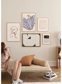 The Poster Club Plagát Blue Stripe At Concorde by Sofia Lind 50x70 cm