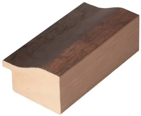 DANTIK - Zrkadlo v rámu, rozmer s rámom 50x100 cm z lišty NEVIS červená (3051)