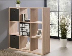 Regál Max, 3x3 priehradky, dub sonoma%