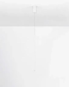Minimalisticky luster na lanku Stilvi Biela
