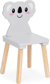 ECOTOYS detský nábytok: stolík + 2 stoličky Koala, drevo/MDF, pre deti 3+