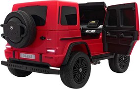 Elektrické autíčko Mercedes Benz G63 AMG XXL STRONG červené