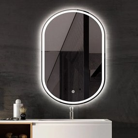 Tutumi Tutumi, LED oválne zrkadlo 80x60cm P10408 DDJ, HOM-02835