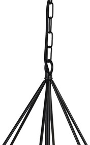 Skandiánske závesné svietidlo čierne - Karkass