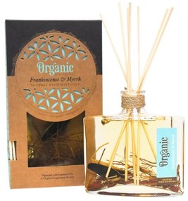 Organický difuzér Frankincense & Myrrh 150 ml, s tyčinkami