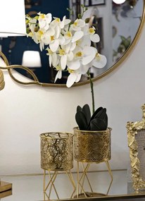 Sada 2 ks stojanů na květiny Naty zlatá