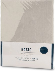RENFORCÉ PRESTIERADLO BASIC 160X200 CM BÉŽOVÉ