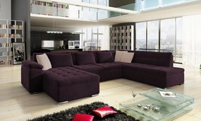 Rohová pohovka Tony s funkciou spania, Dostupné poťahy: Uttario Velvet 2963 + Uttario Velvet 2963 + Uttario Velvet 2956, Strana: Ľavá - U Mirjan24 5903211034862