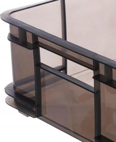 Keeeper Úložný box pre domácnosť aj dielňu, BRUNO L, 20,5L, 43 x 35 x 17,5 cm, dymový