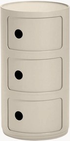 Dizajnová skrinka Componibili, 3 moduly, V 59 cm
