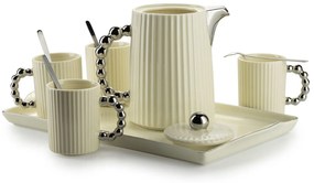 Čajový/kávový set Luca Silver Cream