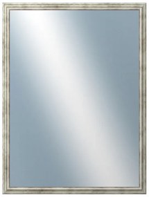 DANTIK - Zrkadlo v rámu, rozmer s rámom 60x80 cm z lišty TRITON strieborná (2143)