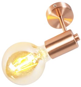 Art Deco nástenná lampa medená - Facil