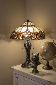 Stolná lampa Tiffany - Ø 41*56 cm