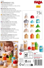 Stohovacia hračka - zvieratká v lese