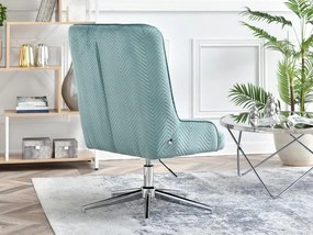 Kreslo Bilibo (tyrkysová + chrómová). Vlastná spoľahlivá doprava až k Vám domov. 1109887