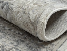 My Flair, Kusový koberec My Kazak creme, 80x150, šedá, chodba / predsieň