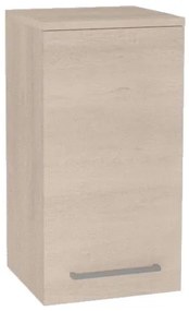 Mereo, Mereo Bino kúpeľňová skrinka horná 63 cm, pravá, Multidecor, Dub Patinovaný, MER-CN696DUP1