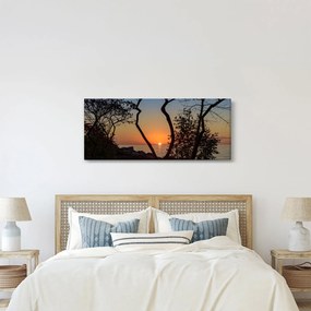 Obraz západu slnka (120x50 cm)