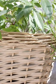 Súprava 3ks kvetináčov s vložkou French Basket Grey – 40*40*32/ 33*33*26/ 25*25*22 cm