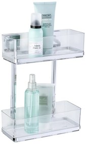 Držiak s 2 poličkami bez nutnosti vŕtania Wenko Vacuum-Loc, až 33g