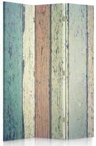 Gario Paraván Farebná rustikálna doska Rozmery: 110 x 170 cm, Prevedenie: Klasický paraván
