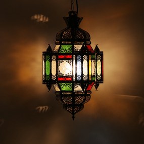 Marocká závesná lampa Moula Maurice multi