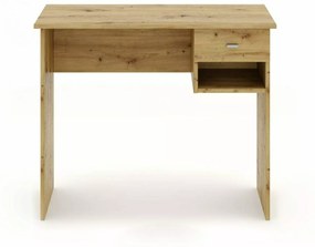 Písací stôl s doskou v dekore dub artisan B-011