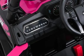 Elektrické terénne autíčko UTV LIFT ružové