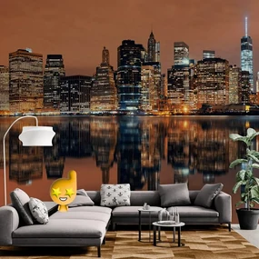 Fototapeta odraz Manhattanu vo vode