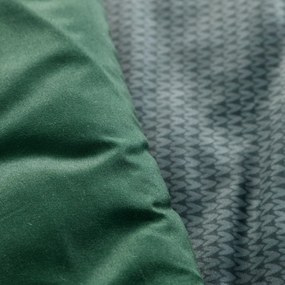 VIANOČNÉ OBLIEČKY Z MIKROVLÁKNA JEREMY 160X200 CM, 2 KS 70X80 CM VZOROVANÉ