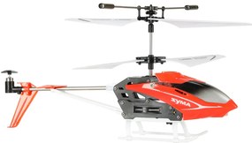 KIK Syma S5 RC diaľkovo ovládaný vrtuľník 3CH červený — gyroskop, pre začiatočníkov