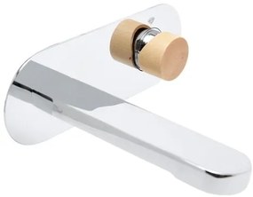 Umývadlová batéria SAT Fusion vrátane podomietkového telesa drevo SATBSFU101DS, 1 ks