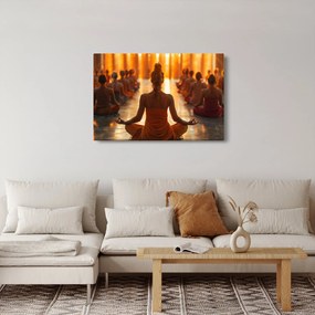 Obraz - Lekcia jogy (90x60 cm)