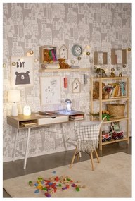 LED RGB Detská dotyková lampička BEAR LED/0,8W/5V biela + USB