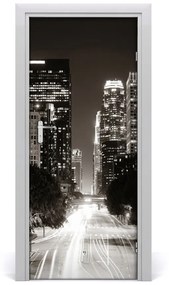 Fototapeta samolepiace na dvere Los Angeles noc 75x205 cm