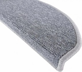 Vopi Nášľapy na schody Astra svetlo šedá polkruh, samolepiaci - 28x65 polkruh (rozmer vrátane ohybu)