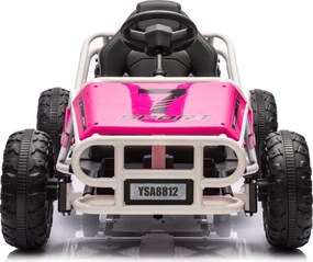 LEAN CARS Elektrické autíčko Buggy A8812 24V, ružové