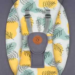 Lionelo - Detské húpacie kresielko s melódiou RALF 4xAA Grey Concrete + diaľkové ovládanie