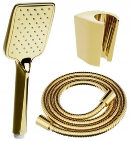 Mexen príslušenstvo - 1-bodový ručný sprchový set R-62, zlatá,  785626052-50