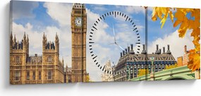 Obraz - Big Ben, Londýn (s hodinami) (90x30 cm)