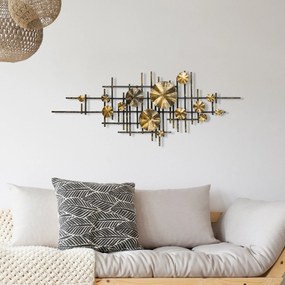 Nástěnná kovová dekorace Mihrimah vícebarevná