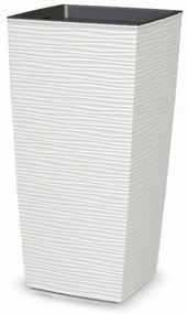 Kvetináč Aurora 35x35x67h Biely Aw03567