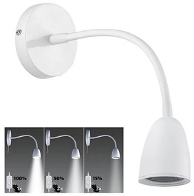 Brilagi - LED Stmievateľná flexibilní lampička LED/4W/230V biela WO54-W-OEM1