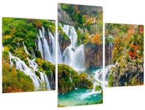 Obraz - Národný park Plitvické jazerá (90x60 cm)