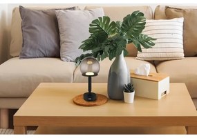 Globo 21034S - LED Nab. dot. stol. lampa HAKU LED/2,5W/5V 2700/4000/6500K čierna