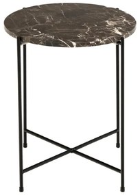 Odkládací stolek Avila II hnědý mramor