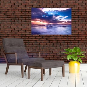 Obraz - Západ slnka pri mori (90x60 cm)