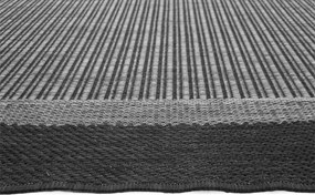 Koberec Eqos 0001GREY – sivý obdĺžnik s jemným vzorom Rozmer: 120x180 cm