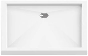 New Trendy Cantare obdĺžniková sprchová vanička 110x90 cm biela B-0169